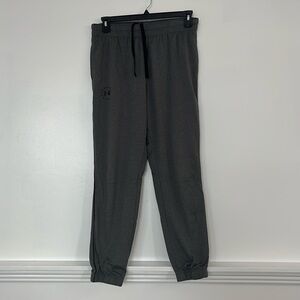 Heather grey men’s under armour joggers size large